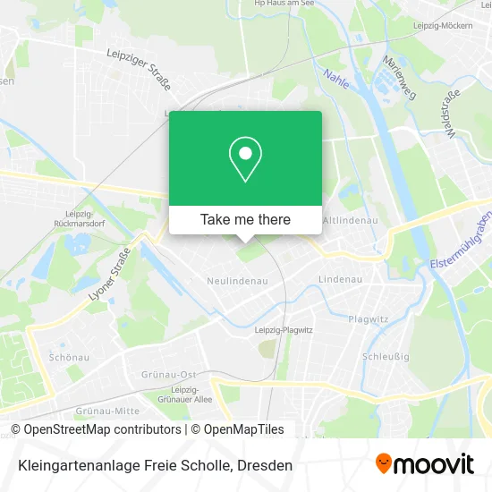 Карта Kleingartenanlage Freie Scholle