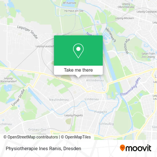 Карта Physiotherapie Ines Ranis