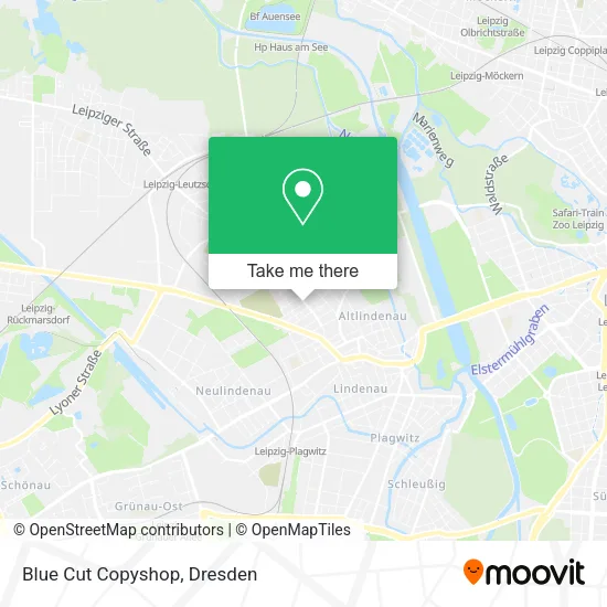 Карта Blue Cut Copyshop