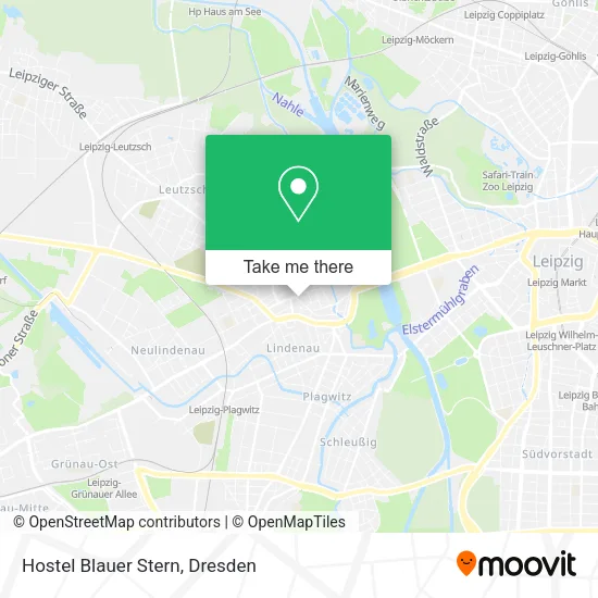 Карта Hostel Blauer Stern