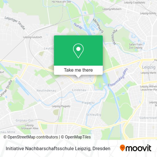 Карта Initiative Nachbarschaftsschule Leipzig