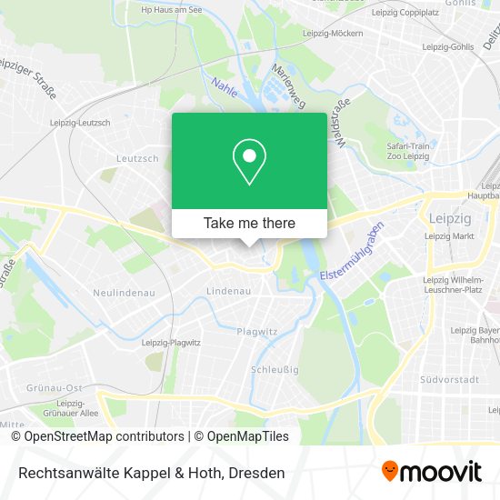 Карта Rechtsanwälte Kappel & Hoth