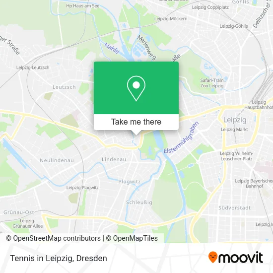 Карта Tennis in Leipzig