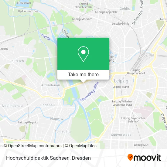 Карта Hochschuldidaktik Sachsen
