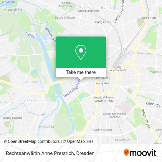 Карта Rechtsanwältin Anne Prestrich