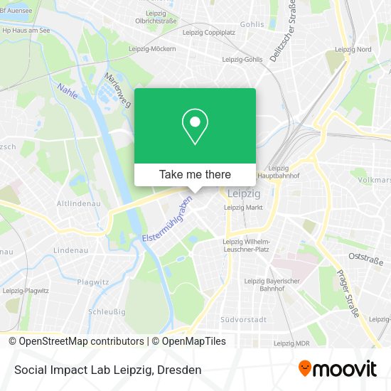 Карта Social Impact Lab Leipzig