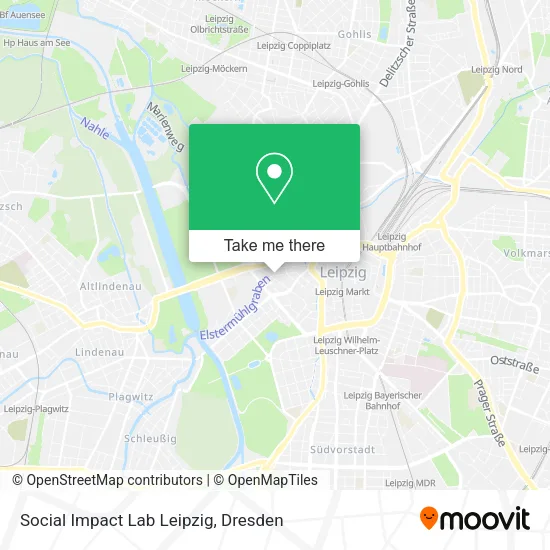 Карта Social Impact Lab Leipzig