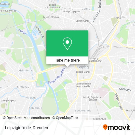 Карта Leipziginfo de
