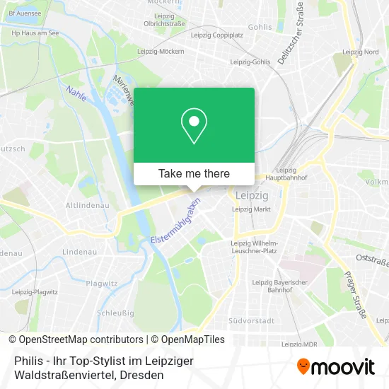 Карта Philis - Ihr Top-Stylist im Leipziger Waldstraßenviertel