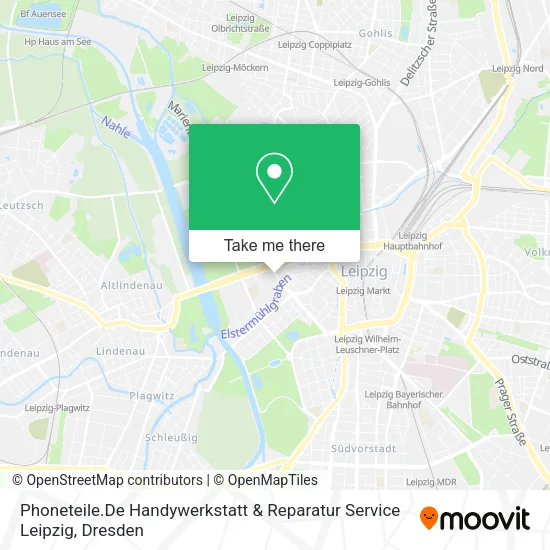 Карта Phoneteile.De Handywerkstatt & Reparatur Service Leipzig