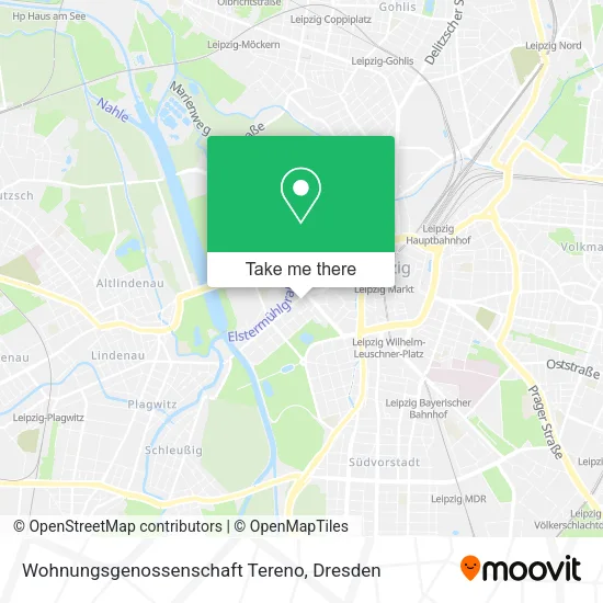 Карта Wohnungsgenossenschaft Tereno
