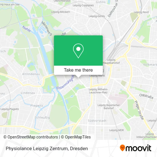 Карта Physiolance Leipzig Zentrum