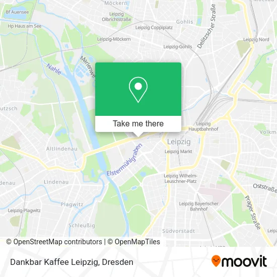 Карта Dankbar Kaffee Leipzig
