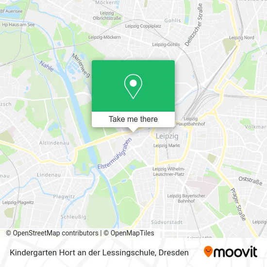 Карта Kindergarten Hort an der Lessingschule