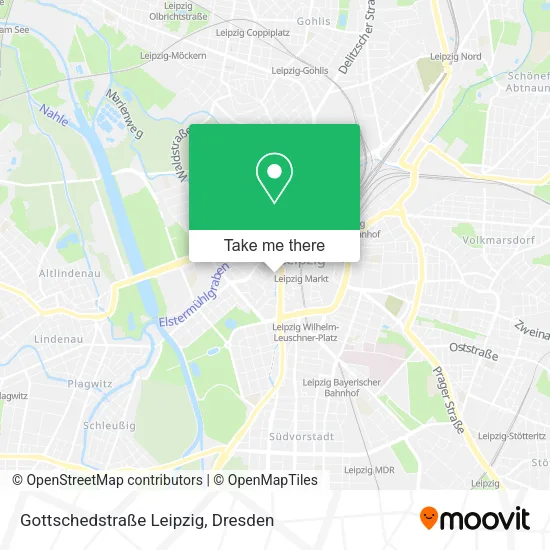 Карта Gottschedstraße Leipzig
