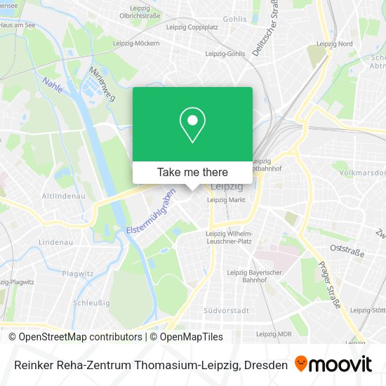 Карта Reinker Reha-Zentrum Thomasium-Leipzig