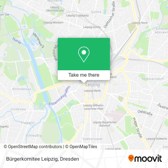 Карта Bürgerkomitee Leipzig