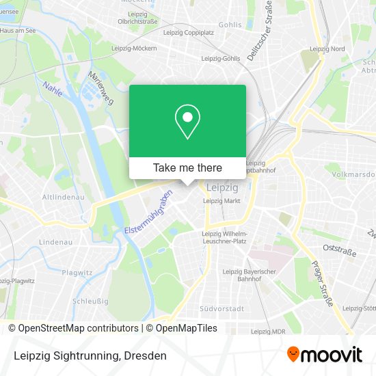 Карта Leipzig Sightrunning