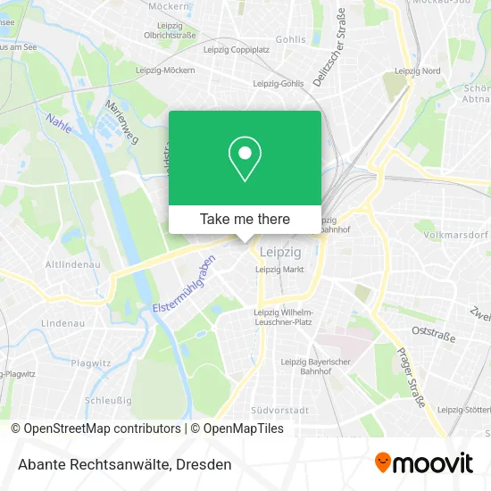 Карта Abante Rechtsanwälte