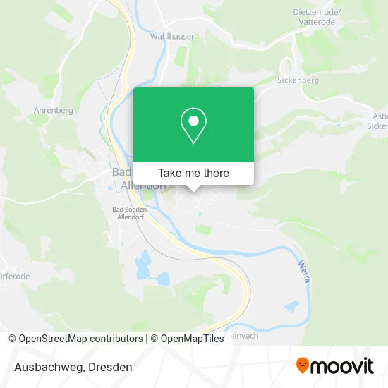 Карта Ausbachweg