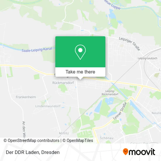 Карта Der DDR Laden