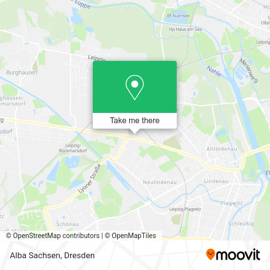 Карта Alba Sachsen