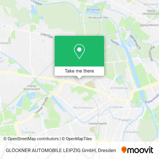 Карта GLÖCKNER AUTOMOBILE LEIPZIG GmbH