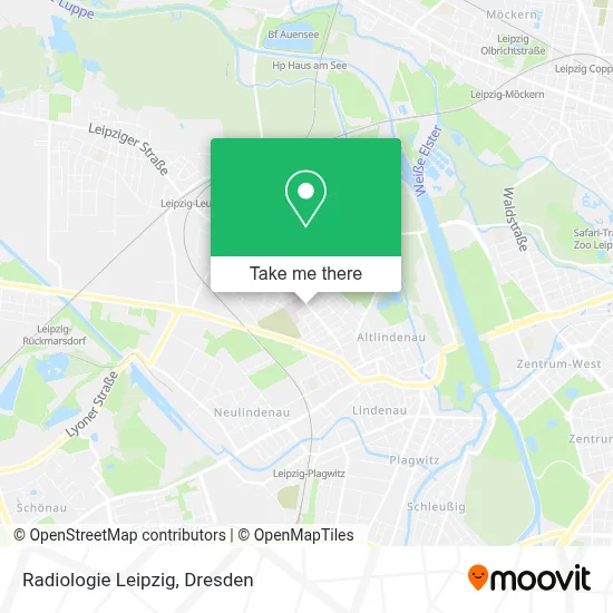 Radiologie Leipzig map
