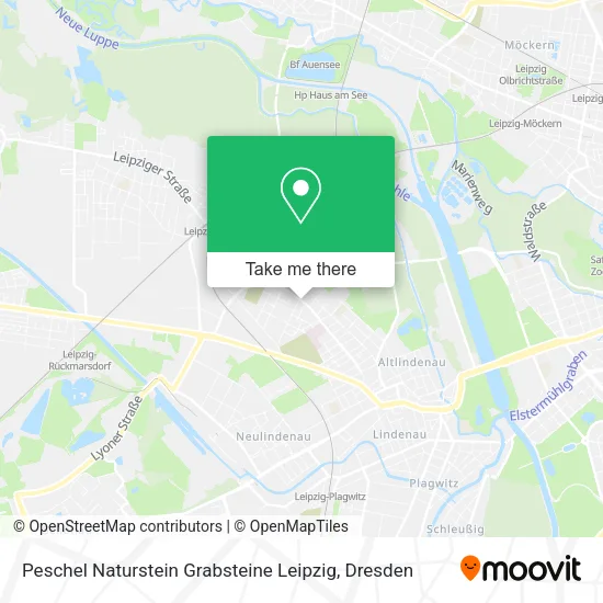 Карта Peschel Naturstein Grabsteine Leipzig