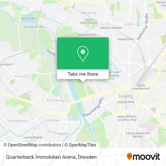 Карта Quarterback Immobilien Arena