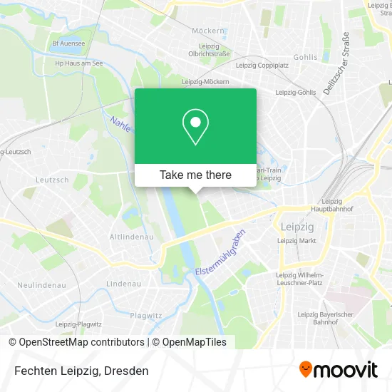 Карта Fechten Leipzig