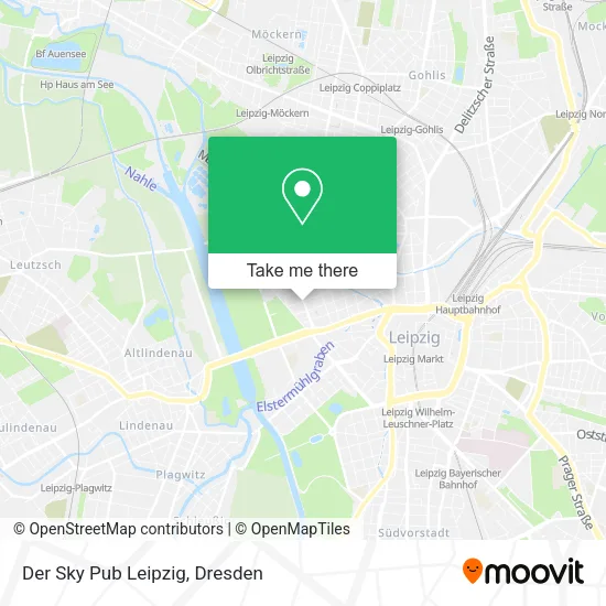 Карта Der Sky Pub Leipzig
