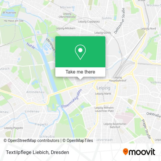 Карта Textilpflege Liebich
