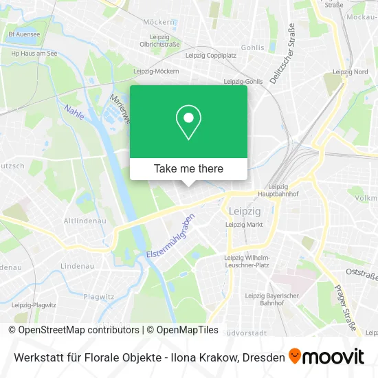 Карта Werkstatt für Florale Objekte - Ilona Krakow