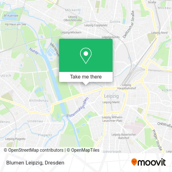 Карта Blumen Leipzig