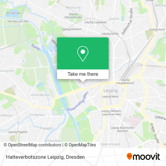 Карта Halteverbotszone Leipzig