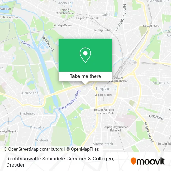 Карта Rechtsanwälte Schindele Gerstner & Collegen