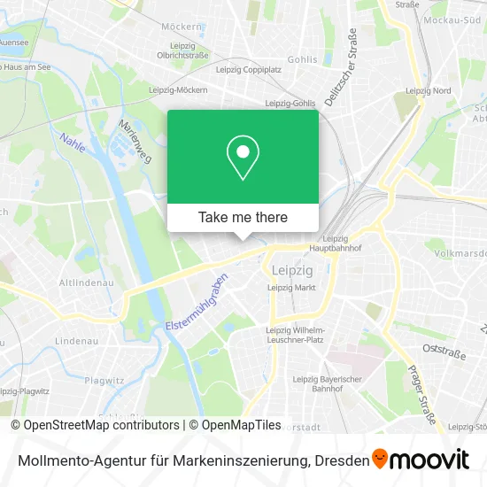 Карта Mollmento-Agentur für Markeninszenierung