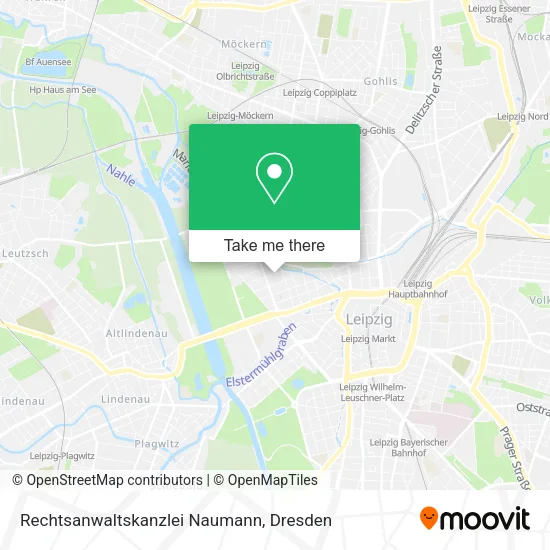 Карта Rechtsanwaltskanzlei Naumann