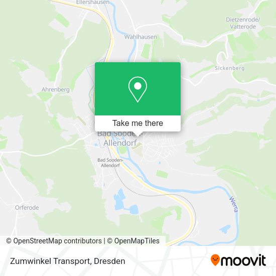 Карта Zumwinkel Transport