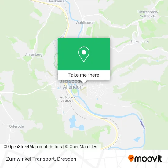 Карта Zumwinkel Transport