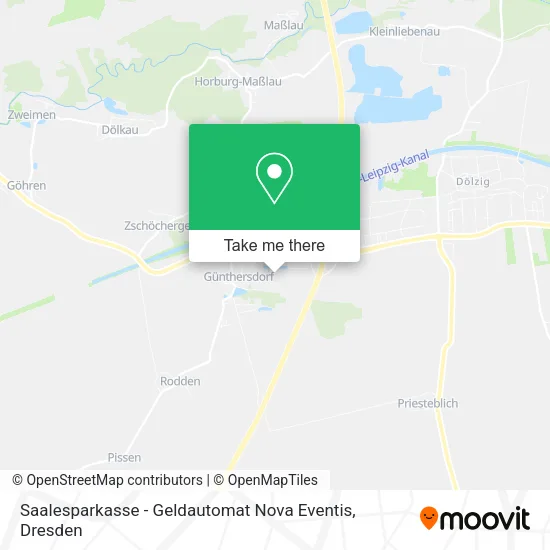Карта Saalesparkasse - Geldautomat Nova Eventis