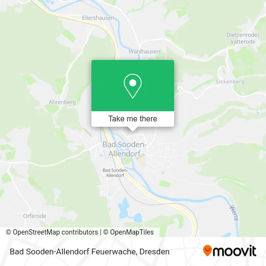 Карта Bad Sooden-Allendorf Feuerwache