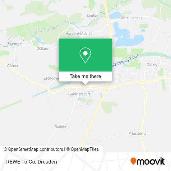 REWE To Go map