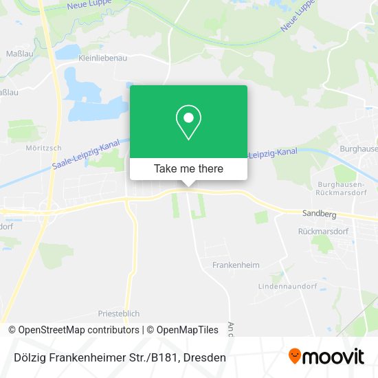 Карта Dölzig Frankenheimer Str./B181