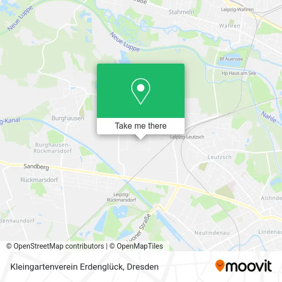 Карта Kleingartenverein Erdenglück