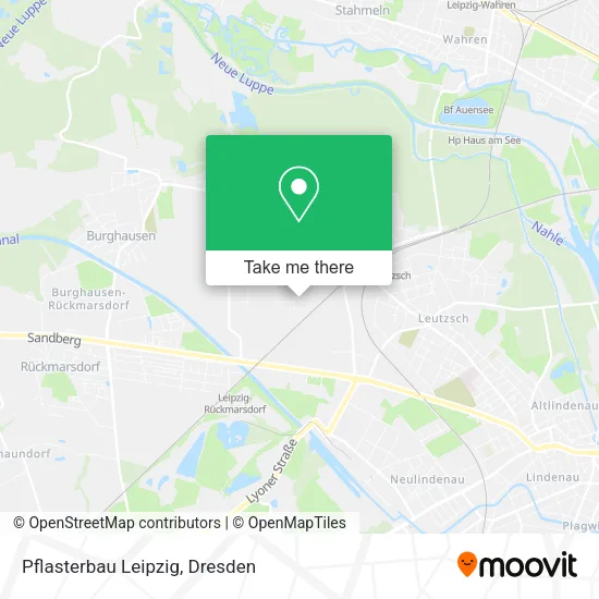 Карта Pflasterbau Leipzig