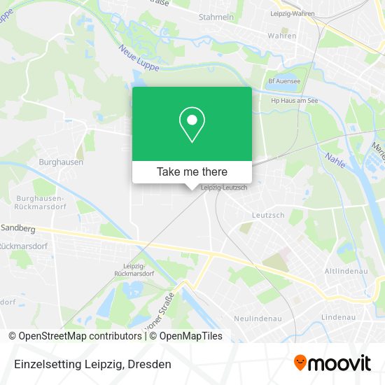 Карта Einzelsetting Leipzig