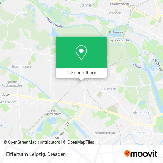 Карта Eiffelturm Leipzig