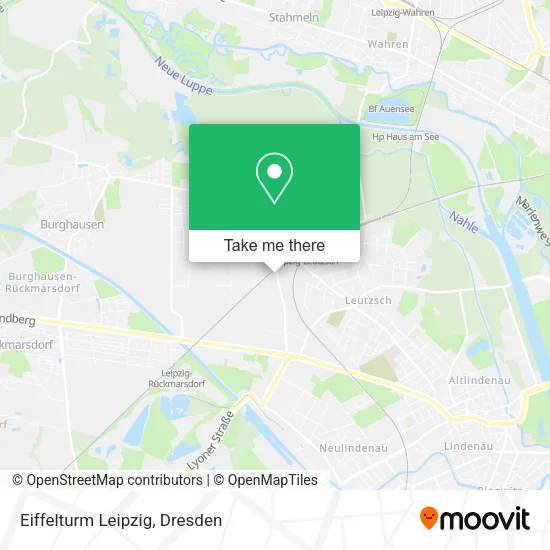 Карта Eiffelturm Leipzig